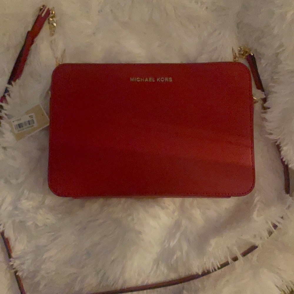 Michael Kors red purse 👜